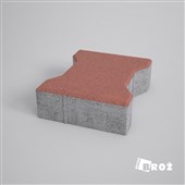 DITON Íčko 6 Půlka - 10/16/ tl. 6cm červená